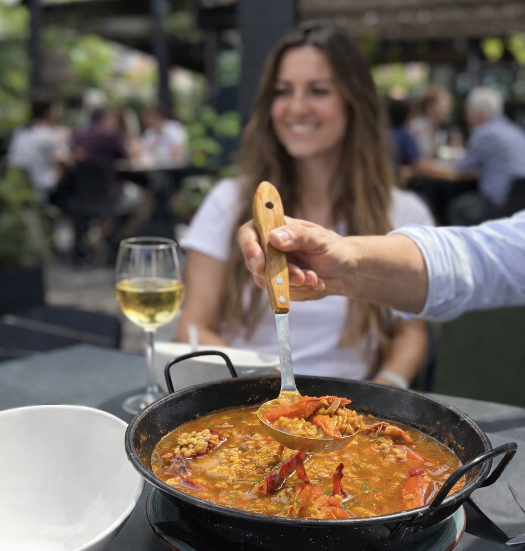 Arroz con bogavante para dos menú de mediodía reserva en Nebari Las Rozas de Madrid